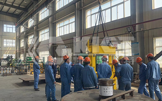 150T H型壓床用于大型化工廠設備檢修