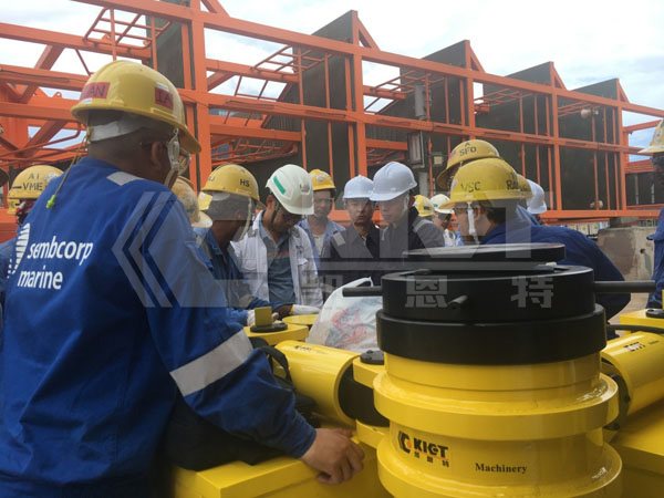 三維調整液壓設備操作現場指導