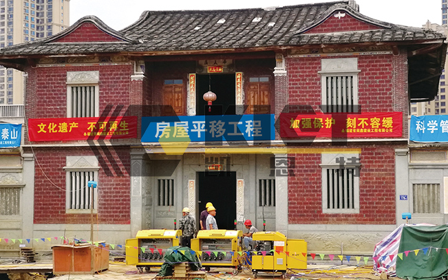 智能型同步頂升液壓系統用于福建華美樓洋房同步抬高與轉體工程