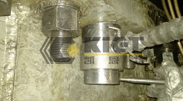 液壓螺栓拉伸器用于煉鋼廠鋼包回轉臺傳動齒圈螺栓拉伸緊固