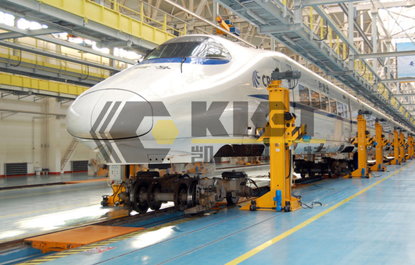 機械式機車架車機用于動車頭同步頂升檢修
