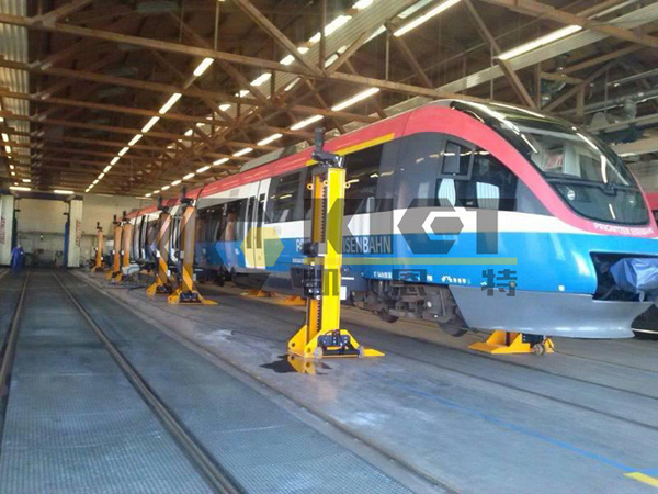 機械式機車架車機用于動車頭同步頂升檢修