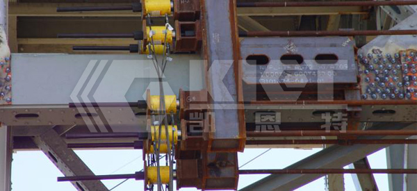 雙作用中空液壓千斤頂用于鋼結構橋梁