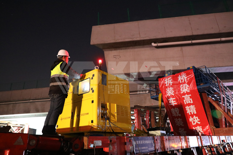 步履式智能頂推液壓系統用于橋梁建設精確定位