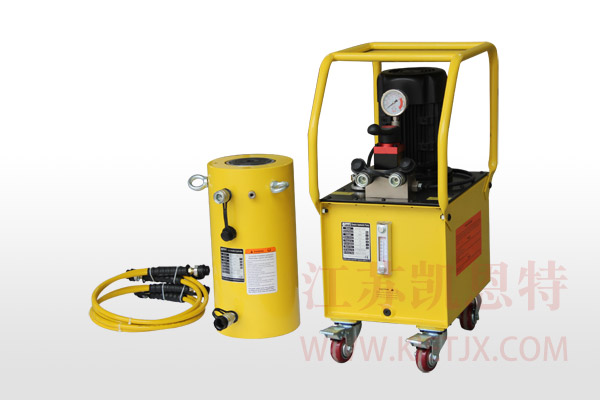 電動(dòng)液壓泵站配套雙作用大噸位液壓千斤頂【2.2KW、手動(dòng)換向閥】