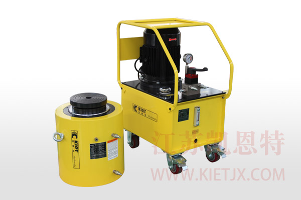 電動(dòng)液壓泵站配套雙作用大噸位液壓千斤頂【5.5KW、手動(dòng)換向閥】