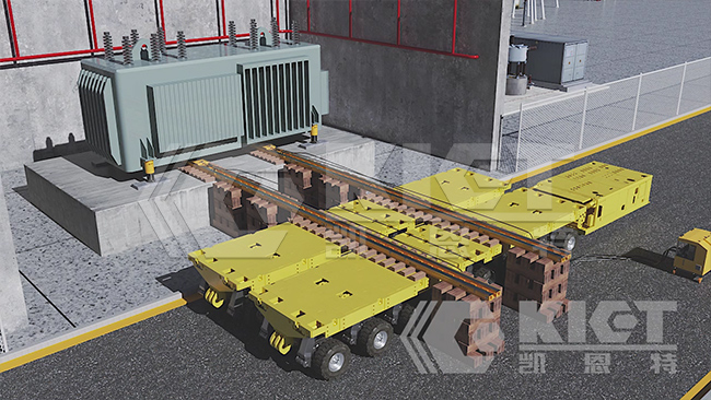 重型滑移液壓系統用于變壓器安裝精確定位