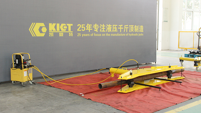 6寸液壓彎管機(jī)彎管測試